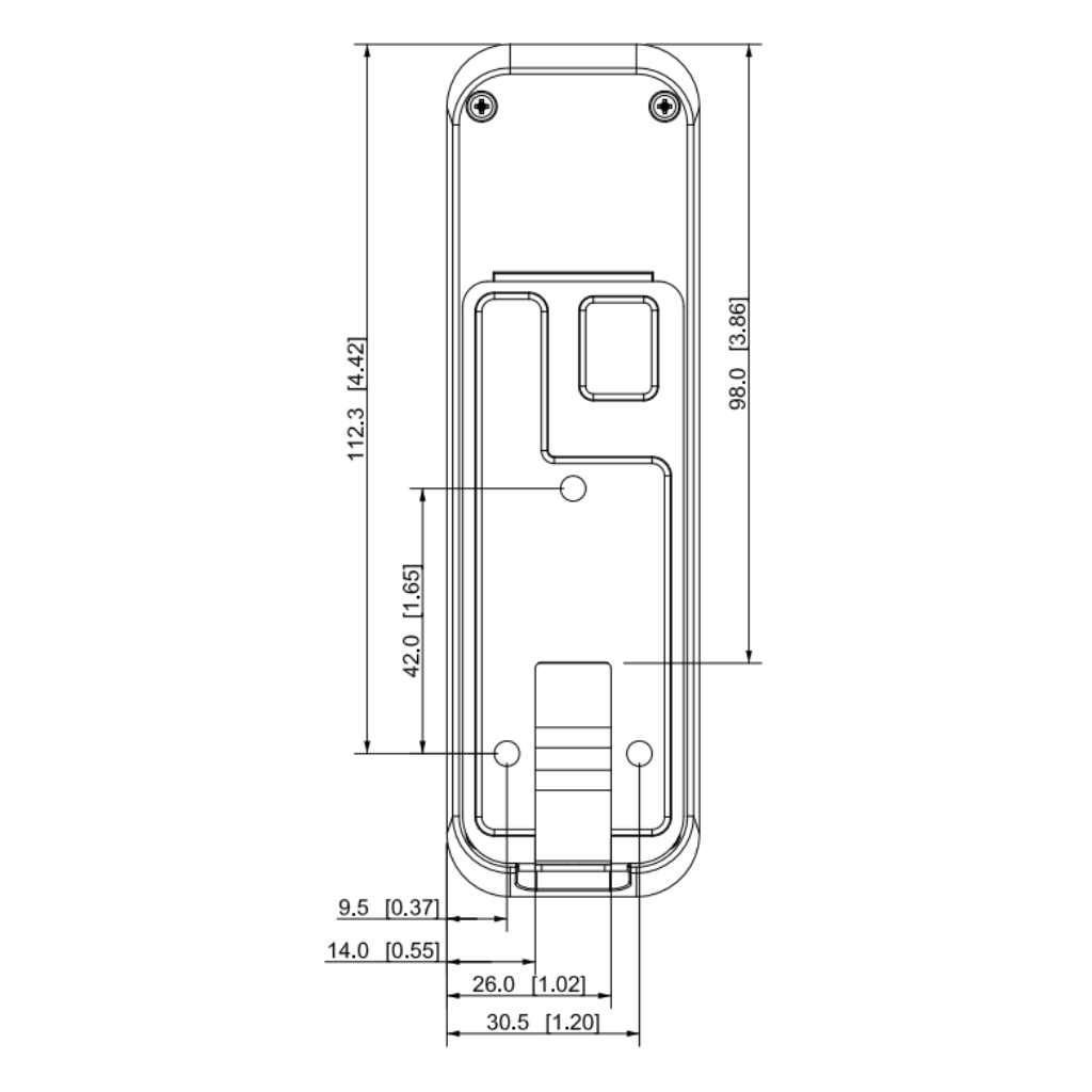 Lector Proximidad Mifare RS485 Wiegand IP66 Bluetooth