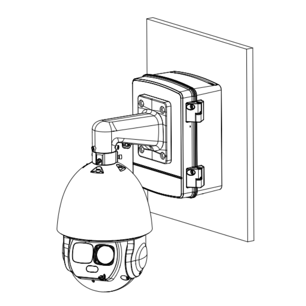 Caja alimentación y conexiones Water-proof IP66 para PTZ e IPC