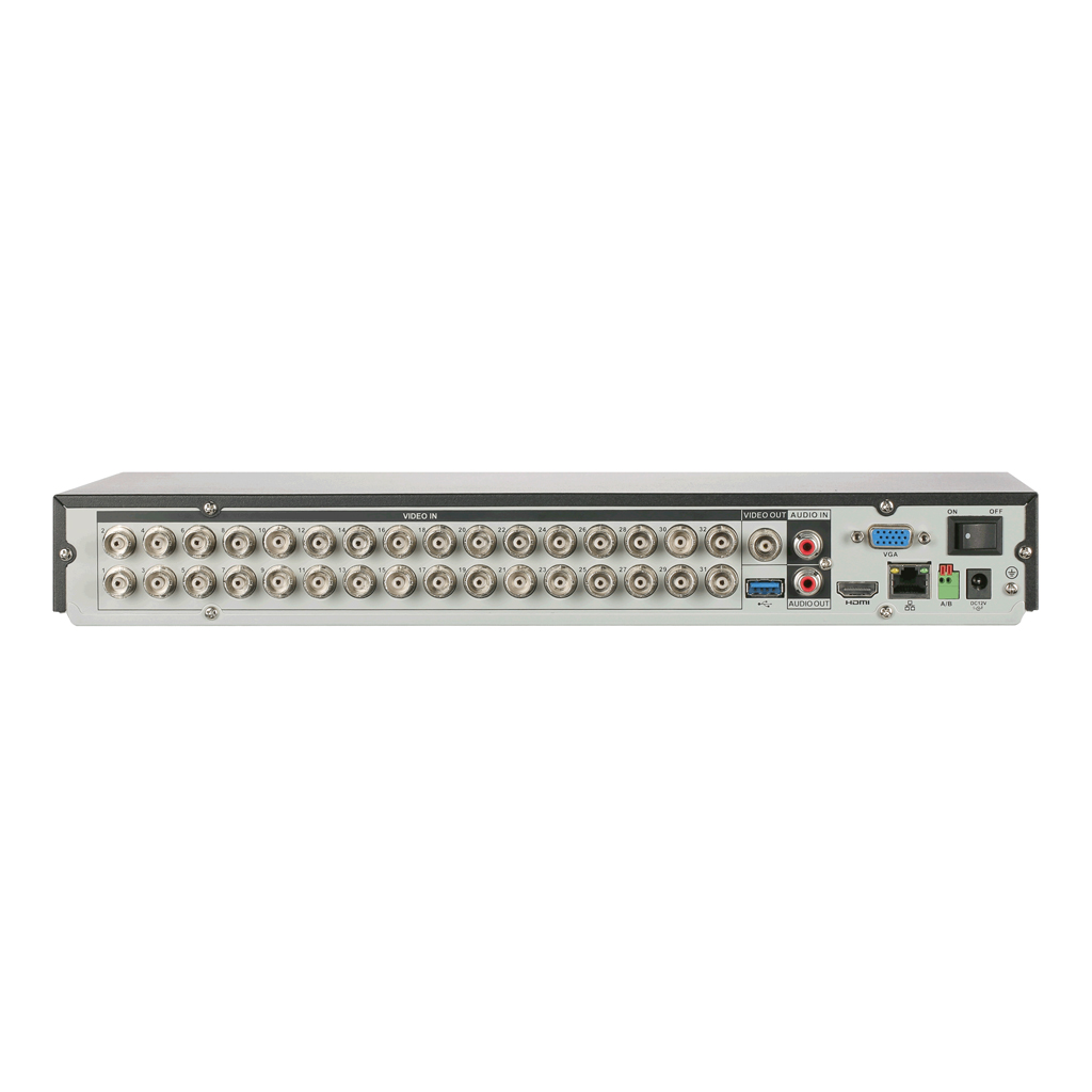 DVR 5EN1 H265 32ch 5M-N@10ips 32IP 6MP 1HDMI 2HDD AI