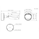 Tubular IP H265 4M WDR140dB Deeplight IR120m 8-32VFM IK10 IP67 PoE+ SD AUDIO E/S AI