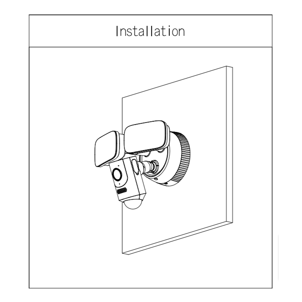 Cámara IP H265 4M con doble foco reflector de 30m + IR10m y sirena 2.8mm IP65 MIC E/S PIR WiFi