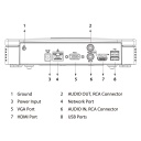 NVR 4ch 80Mbps H265 HDMI 1HDD AI
