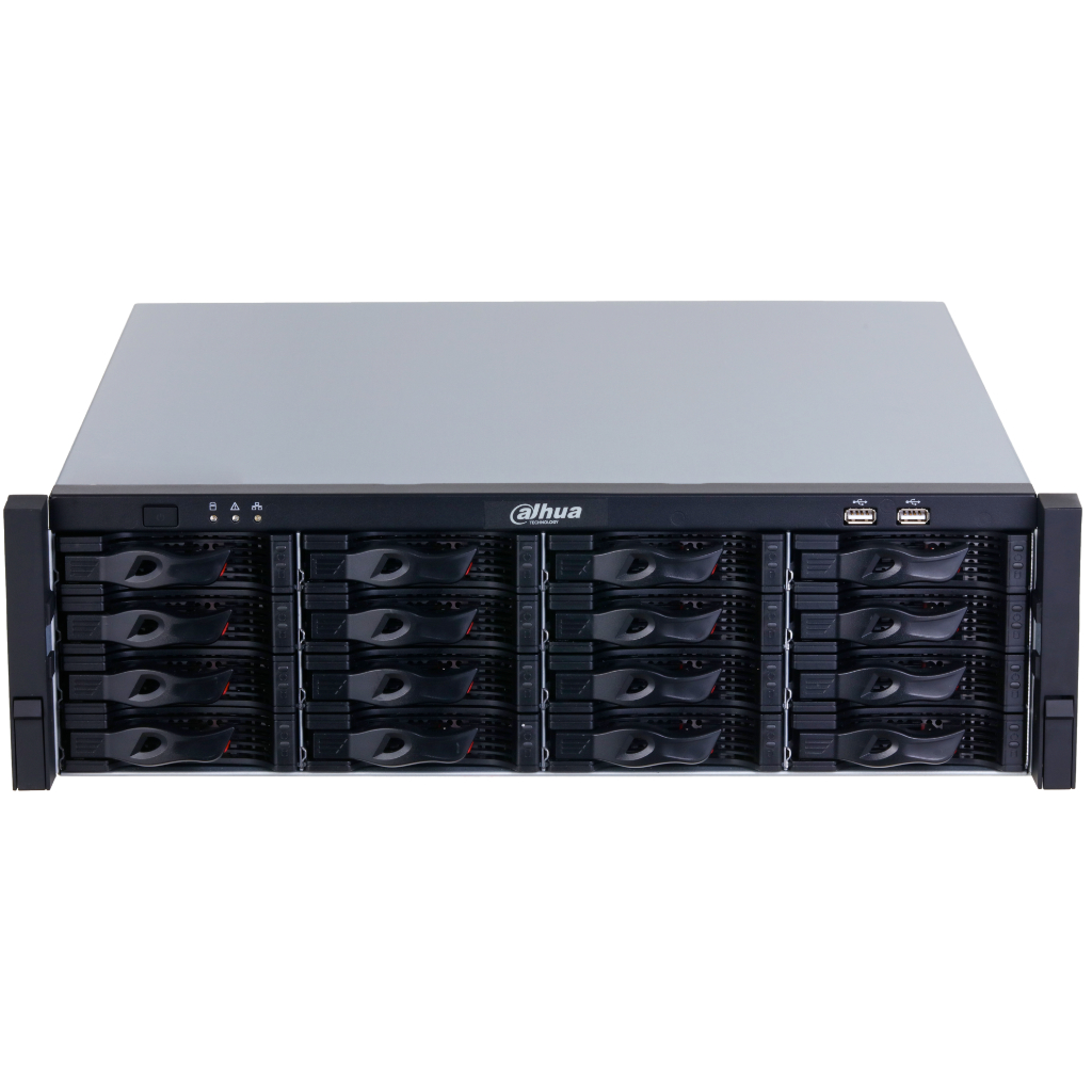 NVR 64ch 1024Mbps 4K H265 4xHDMI 16HDD RAID 0/1/5/6/10 E/S AI