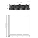 NVR 128ch 1024Mbps 4K H265 4xHDMI 16HDD RAID 0/1/5/6/10 E/S AI Redundant