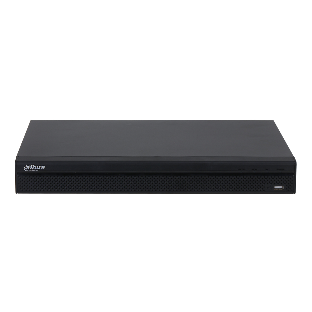 NVR 4ch 80Mbps 4K H265 HDMI 4PoE 2HDD E/S