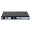 NVR 8ch 160Mbps 4K H265 HDMI 8PoE 2HDD E/S