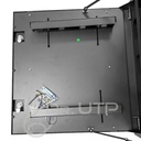 Arcón Vertical para grabador y pantalla con 2 llaves, ventilador y pasacables