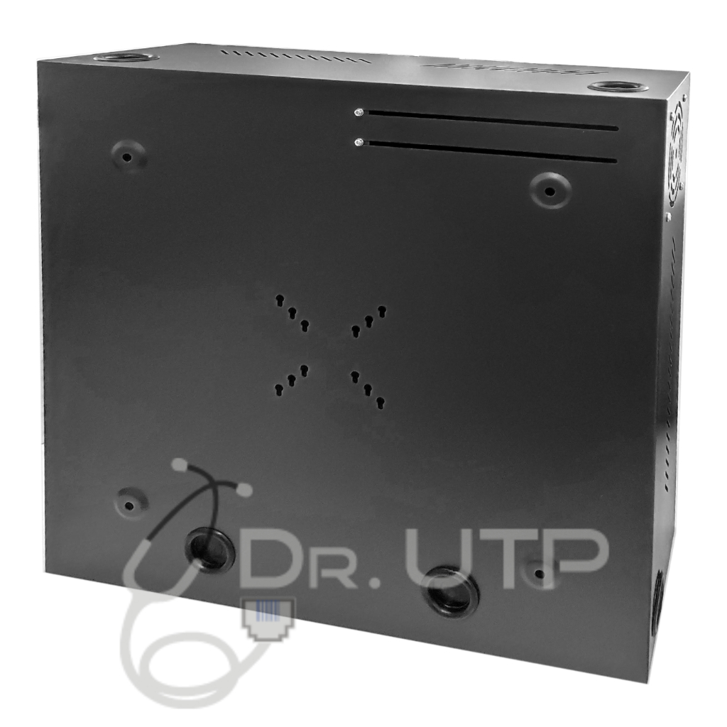 Arcón Vertical para grabador y pantalla con 2 llaves, ventilador y pasacables