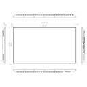 Monitor 55" Dahua para Seguridad 24/7 Metálico VGA/HDMI/DP/Audio/USB Multimedia/RS232 16:9 4K