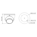Domo HDCVI 4EN1 5M FULL COLOR WDR Starlight LED40m 2.8mm IP67