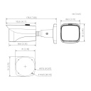Tubular HDCVI 4EN1 5M DN WDR Starlight IR40m 2.8mm IP67 AUDIO MIC