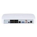 NVR 8ch 144Mbps H265 HDMI 8PoE 1HDD AI