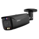Tubular IP TiOC 2.0 H265 4M WDR IVS SMD Iluminación Dual LED30m/IR30m 3.6mm IP67 PoE MIC AUDIO E/S AI. Color negro