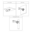 Tubular IP TiOC 2.0 H265 4M WDR IVS SMD Iluminación Dual LED30m/IR30m 3.6mm IP67 PoE MIC AUDIO E/S AI. Color negro