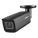 Tubular IP H265 8M WDR Starlight IR60m 2.7-13.5VFM IP67 PoE SD MIC AI. Color negro