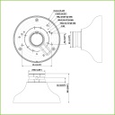 Adaptador de montura para HDBW7/6 HDB1 HDW7/6/5/4/2/1 PFB220C PFB305W