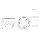 Domo IP H265 4M FULL COLOR 2xLED30m 2.8mm IP67 MIC WiFi E/S AI