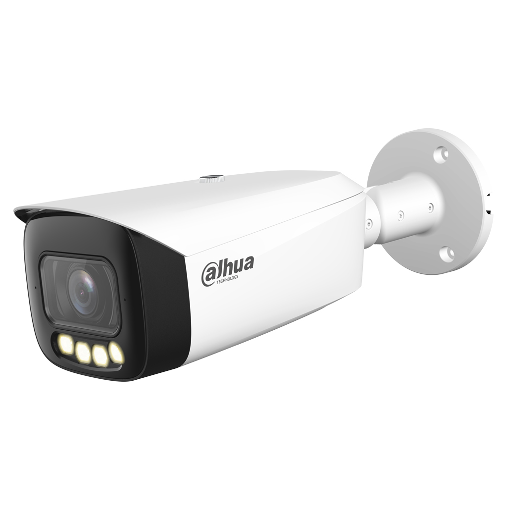 Tubular IP H265 4M FULL COLOR 2.0 WDR140dB LED70m 2.7-12VFM IP67 ePoE SD AUDIO MIC E/S AI