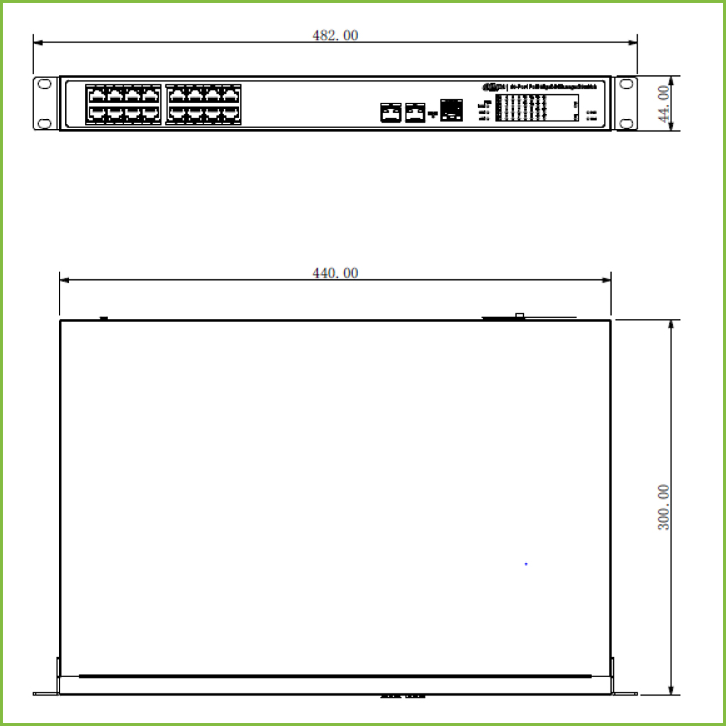 Switch PoE 16 puertos Gigabit + 2 SFP Uplink Gigabit 240W 802.3at Manejable Layer 2