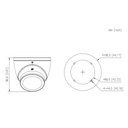 Domo HDCVI 4EN1 5M FULL COLOR WDR Starlight+ LED40m 2.8mm IP67