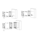 Estación Exterior para Videoportero IP 2-hilos/RJ45 PoE con Cámara 2MP IP65 IK07 168.6º. Color negro