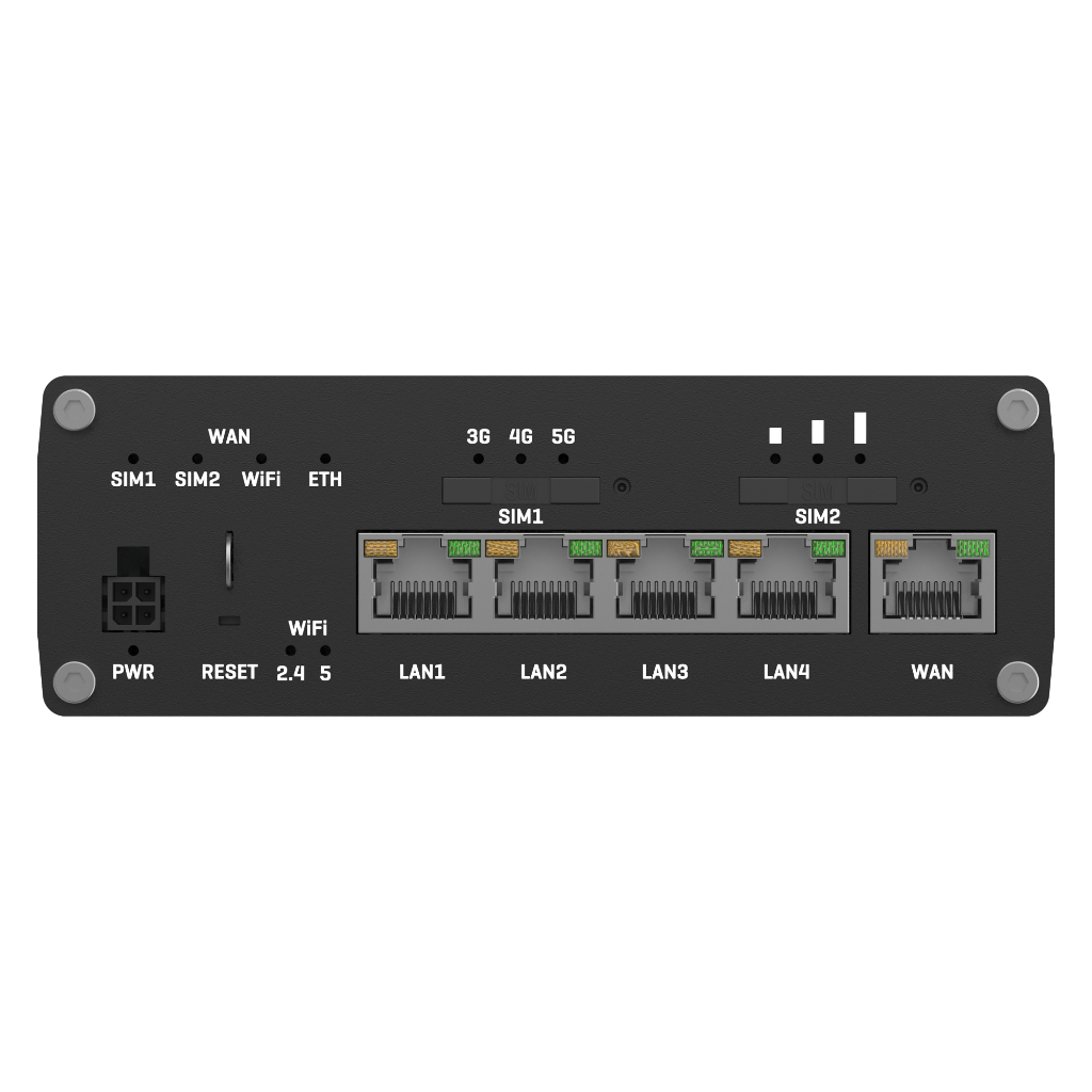 Router Industrial 5G 4G LTE (2 SIM), Wi-Fi , 5p Ethernet