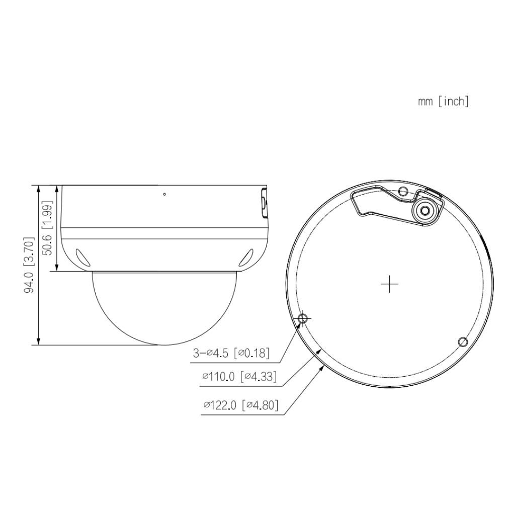 Domo IP 4M H265 FULL COLOR WDR Iluminación Dual LED50m/IR50m 2.7-13.5mm IP67 IK10 PoE MIC AI