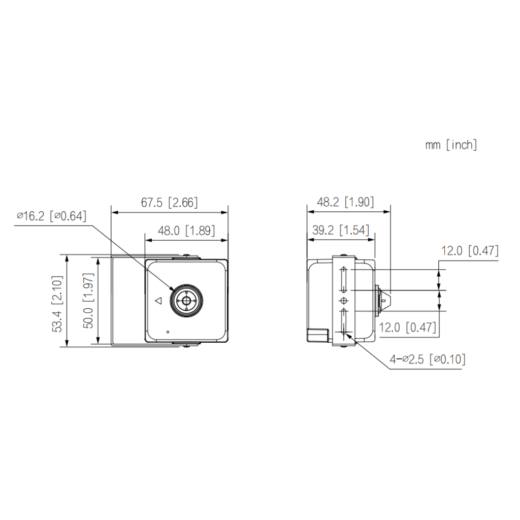 Minicámara IP H265 Pinhole 2M DN WDR Starlight 2.8mm AUDIO MIC E/S PoE