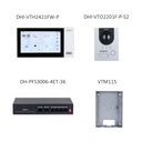 Kit Videoportero IP exterior para Superfície + monitor interior