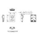 Kit Videoportero IP exterior para Superfície + monitor interior