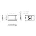 Kit Videoportero IP exterior para Insertar + monitor interior
