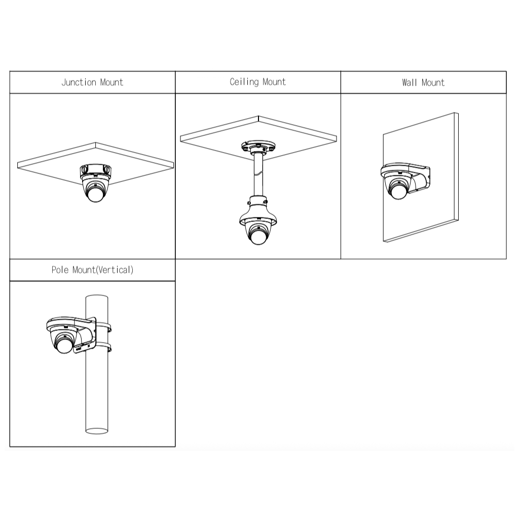 MiniDomo HDCVI 4EN1 2M 1080P WDR Iluminación Dual LED40m/IR40m Smart Light+ LED30m 2.8mm AUDIO IP67