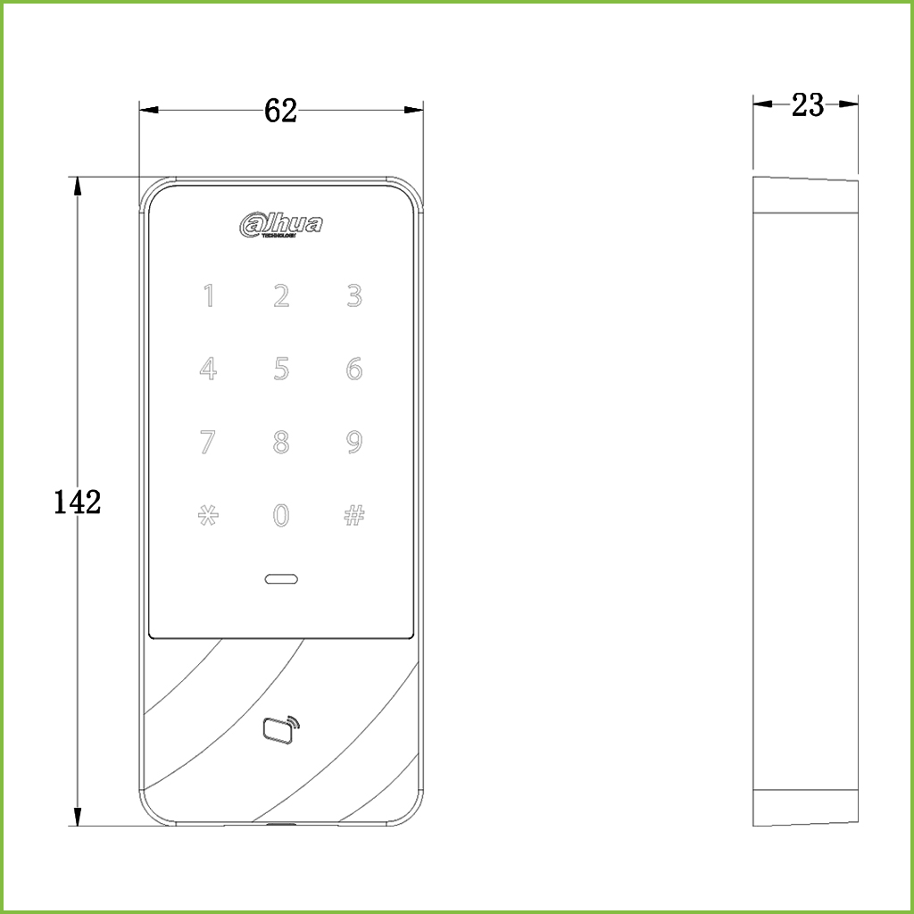 Lector Autónomo Tarjeta Mifare IP66