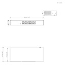 Switch 16 puertos Gigabit No_Gestionable Layer2