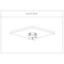 Caja conexiones para MiniDomos con anclaje en 4 puntos