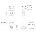 Minicámara IP H265 Pinhole 4M WDR 2.8mm AUDIO E/S + Unidad principal AI