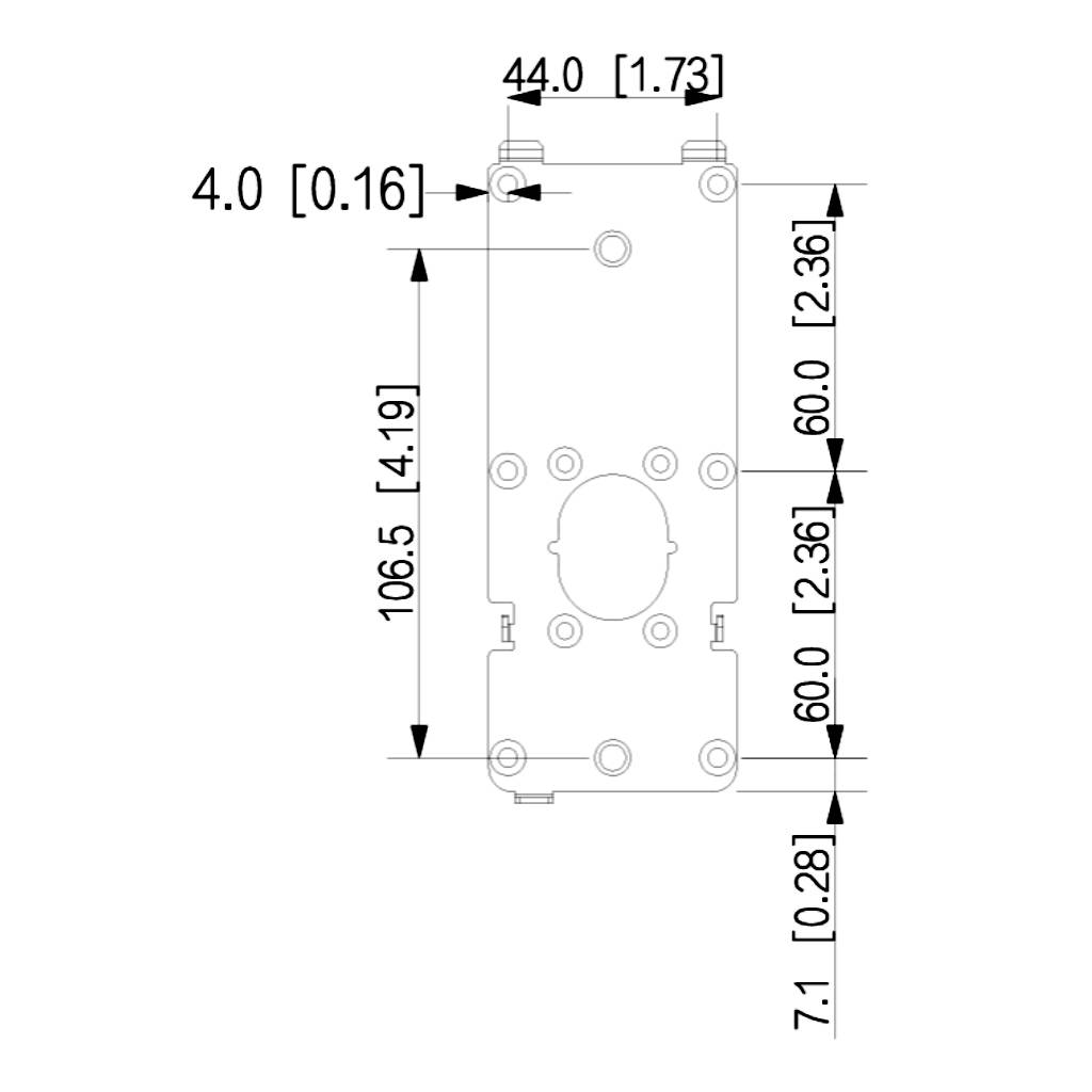 Lector Autónomo Tarjeta doble frecuencia 13.56MHz/125kHz IP65 IK08