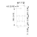 Lector Autónomo Tarjeta doble frecuencia 13.56MHz/125kHz IP65 IK08