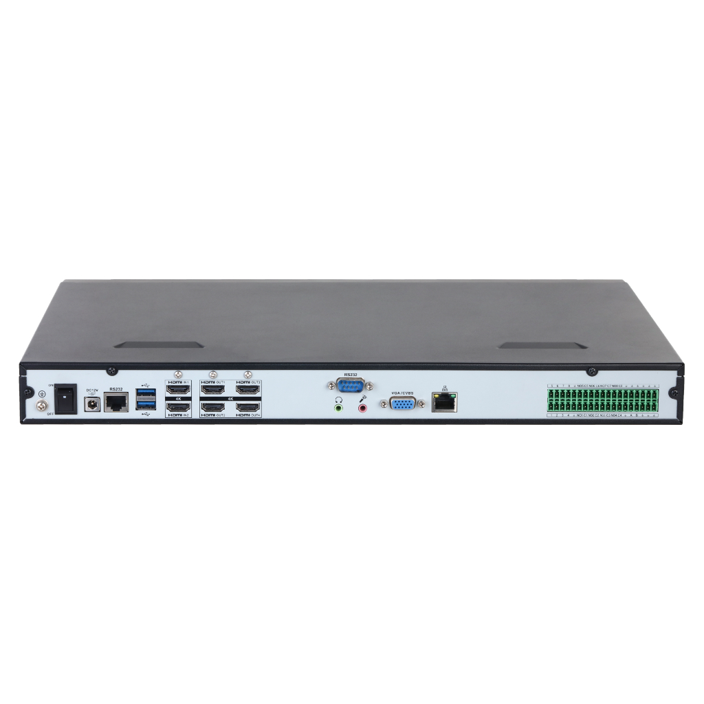 Decoder IP para 4 Monitores 4x HDMI 36ch@1080P 2ch@8K H.265 2HDMI E/S