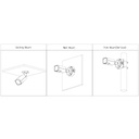 Tubular IP 12M H265 WDR Iluminación Dual LED30m/IR30m 2.8mm IP67 PoE MIC AI Color negro