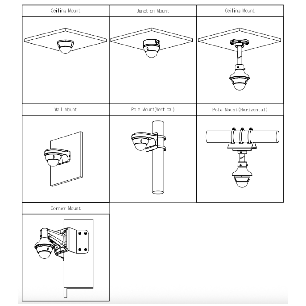 Domo IP H265 6M WDR Iluminación Dual LED30m/IR30m 2.8mm IK10 IP67 PoE SD AI
