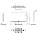 Monitor 23.8" Dahua para Seguridad 24/7 LCD(VA) VGA/HDMI 16:9 1080P