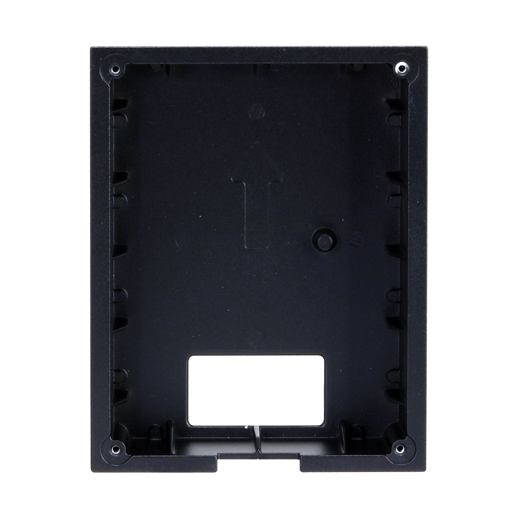 Caja de montaje para insertar para VTO220xF-P. Color negro