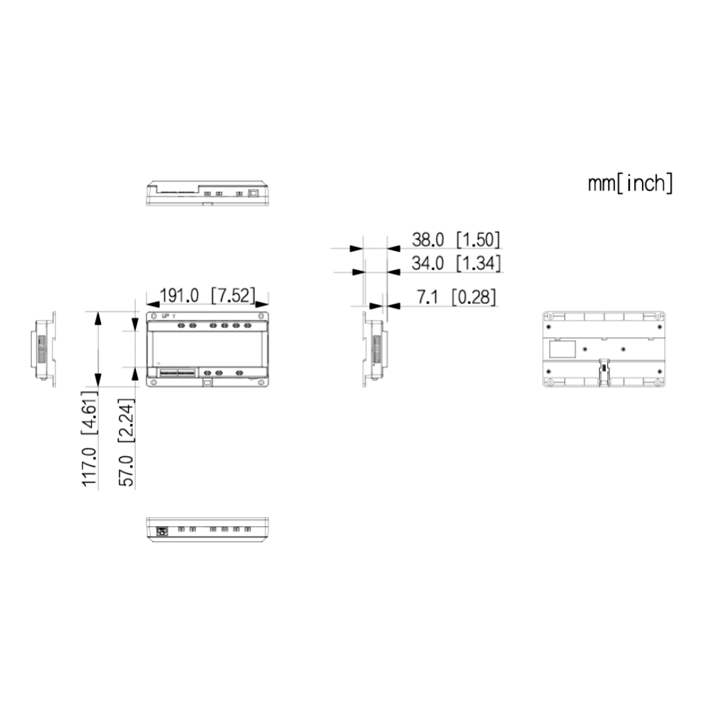 Controlador híbrido de 2 hilos para videoportero IP de 2 hilos