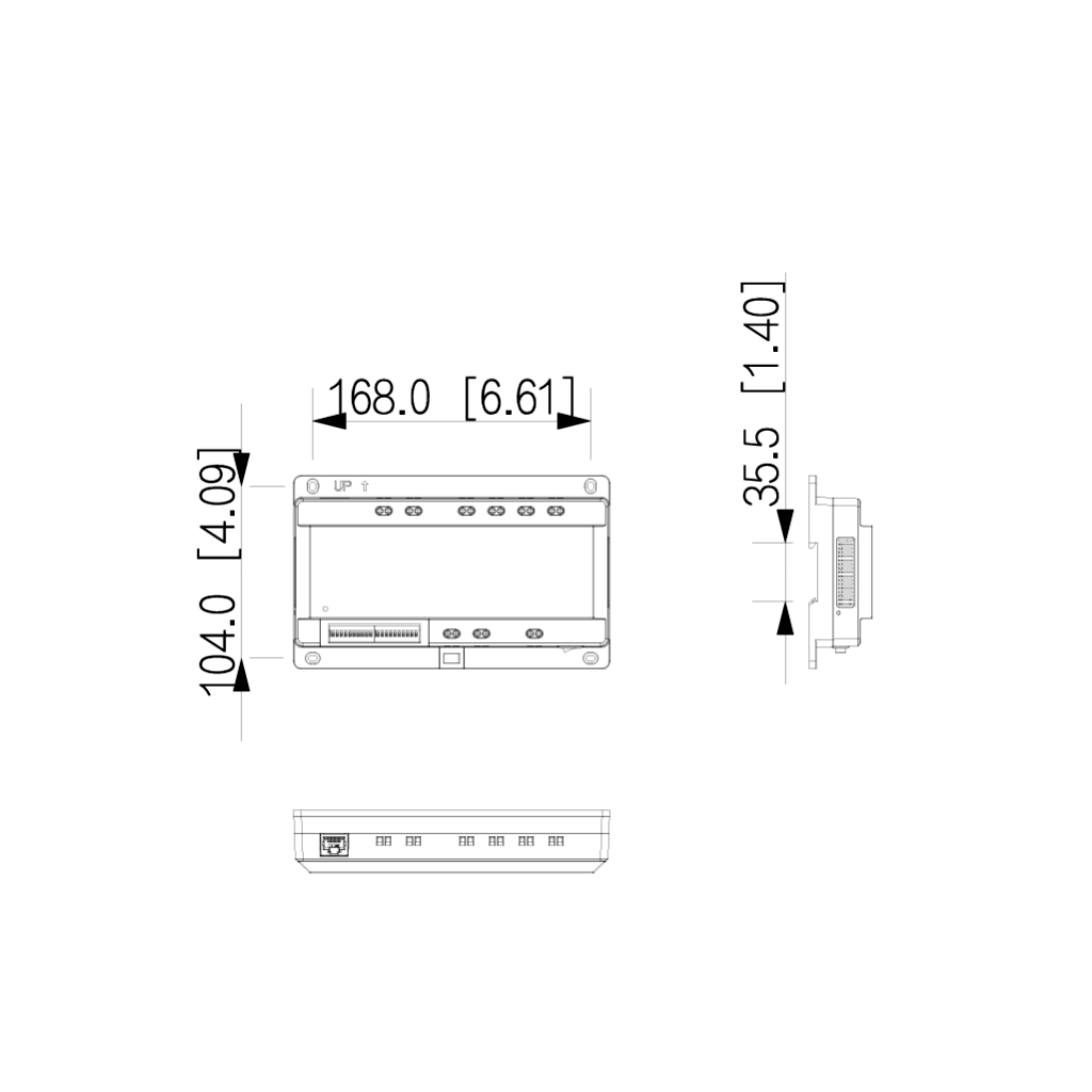 Controlador híbrido de 2 hilos para videoportero IP de 2 hilos