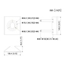 Adaptador a poste para cámaras