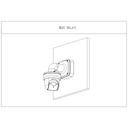 Soporte para montaje en pared para PFA100 PFA101 PFA102 PFA103