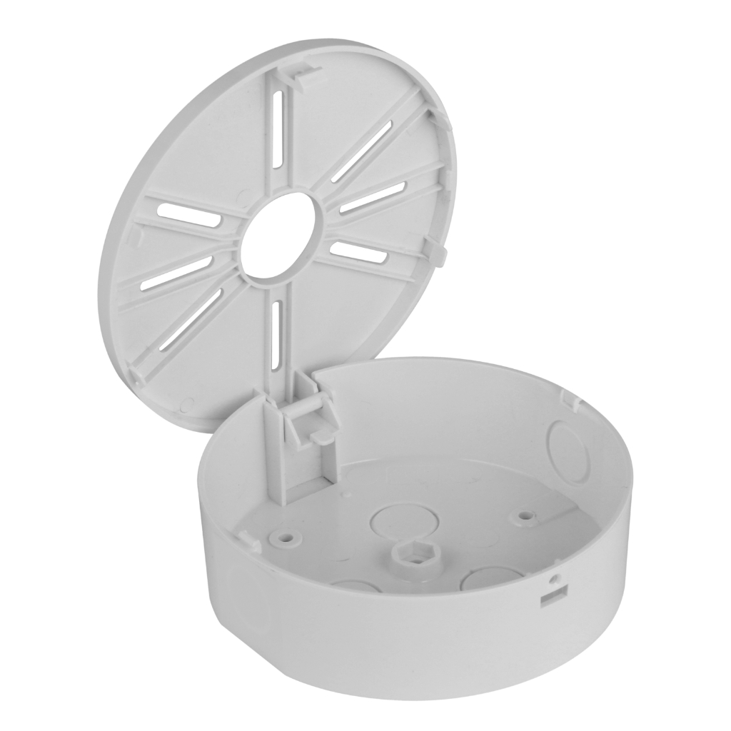 Caja de conexiones de plástico Grado ignífugo V-2 de uso interior