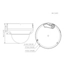 Domo IP H265 2M WDR Deeplight IR50m 2.8mm IK10 IP67 ePoE SD AUDIO MIC E/S AI