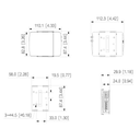 Minicámara IP H265 Pinhole 4M WDR 2.8mm AUDIO E/S + Unidad principal AI